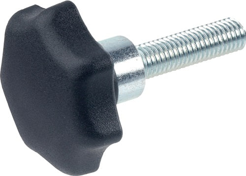 Sterngriff GN 63364 Sterngriffschraube Kunststoff d1 50 mm d2 M 10 mm l40 mm GANTER - VPE: 25