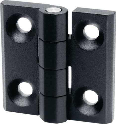 Scharnier GN 237 Höhe 40 mm Breite 40 mm Stärke 5 mm Zink-Druckguss beschichtet GANTER - VPE: 10