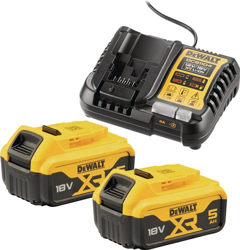 Akku-Starter-Set DCB1104P2 18 V 5 Ah DEWALT