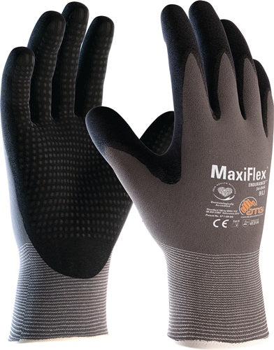 Handschuhe MaxiFlex® Endurance™ 34-844 Größe 11 grau/schwarz Nylon mNitrilschaum EN 388 PSA-Kategorie II ATG - VPE: 12