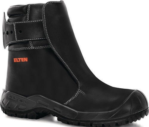 Gießerstiefel Calvin Gr41 schwarz Leder S3 SR HI HRO Fe Al EN ISO 20349-1 ELTEN