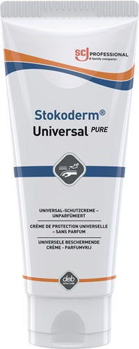 Hautschutzcreme Stokoderm Universal PURE 100 ml unparfümiert weiß Tube SC JOHNSON PROFESSIONAL