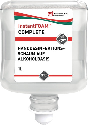 Schaum-Handdesinfektionsmittel InstantFOAM® Complete 1 l EN1500 EN1650 EN14476 EN14348 Kartusche SC JOHNSON PROFESSIONAL