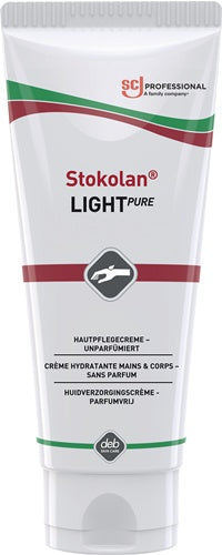 Hautpflegecreme Stokolan® Light PURE 100 ml duft-/farbstofffrei Tube SC JOHNSON PROFESSIONAL