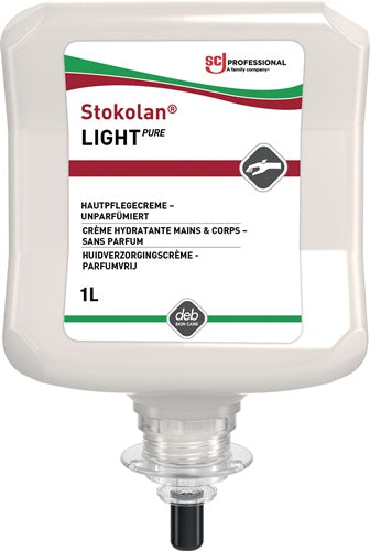 Hautpflegecreme Stokolan® Light PURE 1 l duft-/farbstofffrei Kartusche SC JOHNSON PROFESSIONAL