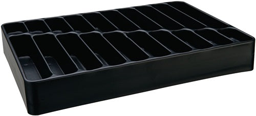 Einsatz LOGS 137 H48xB338xT238mm Kunststoff schwarz 20-fach - VPE: 6