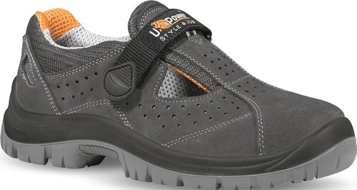 Sicherheitssandale MAGIC Gr44 W11 grau Leder S1PL FO SR UPOWER