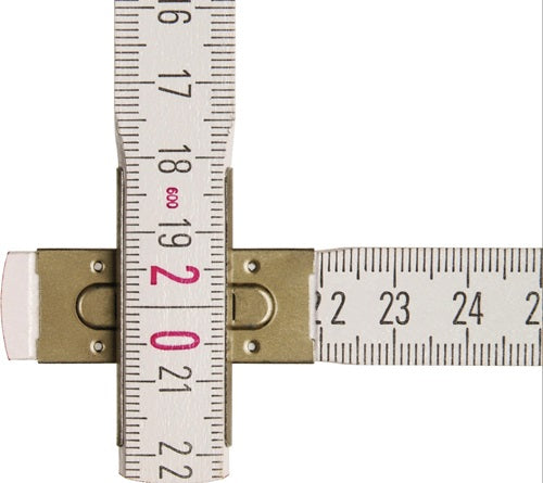 Gliedermaßstab 1607 Länge 2 m Breite 170 cm mm/cm EG III Buchenholz weiß STABILA – Ansicht 3