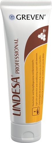 Hautschutz-/pflegecreme LINDESA® PROFESSIONAL 100 ml zieht schnell ein silikonfrei GREVEN