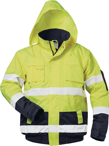 Warnschutz-Pilotjacke HASSO GrM fluoreszgelb/marine SAFESTYLE