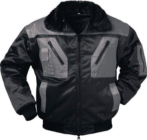 Pilotjacke ASKIM 4-in-1 GrM schwarz/grau NORWAY
