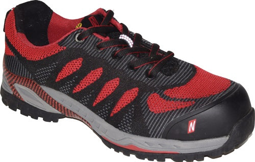Sicherheitsschuh PRO STEP Gr43 W11 schwarz/rot S1P SRC EN 20345EN 61340-4-3