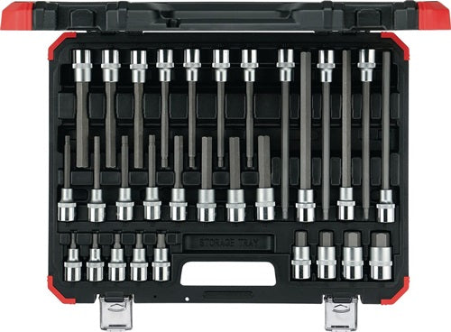 Steckschlüsselsatz R6800 3030 30-teilig 1/2 ? 5 - 19 mm für Innen-6-kant GEDORE RED