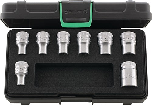 Steckschlüsselsatz 50TX/8 8-teilig 1/2 ? für Außen-TORX®-Schrauben STAHLWILLE