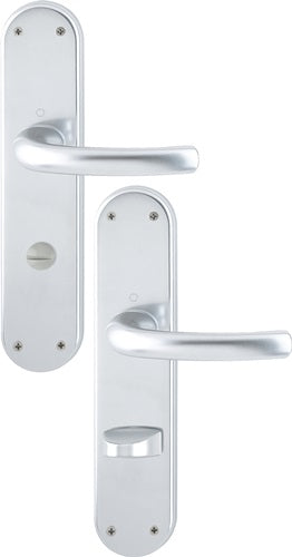 Renovationsgarnitur Tôkyô 1710/3334 Aluminium F1 SK/OL Vierkant 8 mm Entfernung 78 mm HOPPE