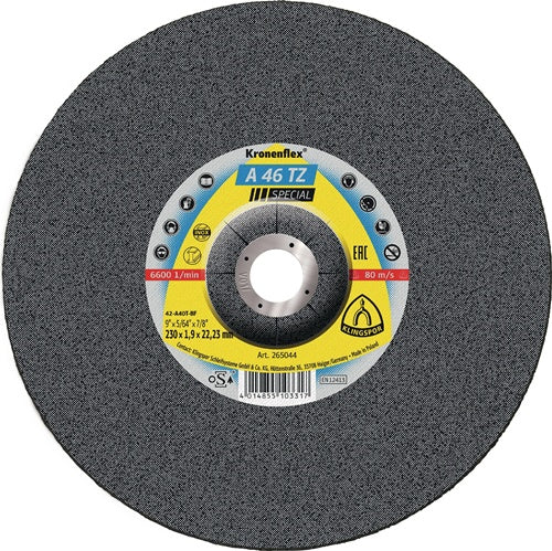 Trennscheibe A 46 TZ Special D115x16mm gerade INOX Bohrung 2223 mm KLINGSPOR - VPE: 25