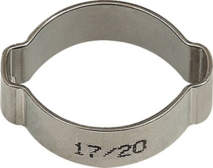 Schlauchklemme 2-Ohr Edelstahl 14301 (W4) Spannbereich 14-17 mm 50St/Beutel RIEGLER