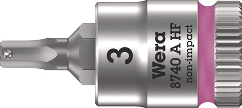 Steckschlüsseleinsatz 8740 A HF 1/4 ? Schlüsselweiße 3 mm Länge 28 mm WERA