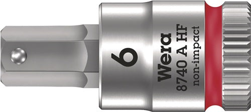 Steckschlüsseleinsatz 8740 A HF 1/4 ? Schlüsselweiße 6 mm Länge 28 mm WERA