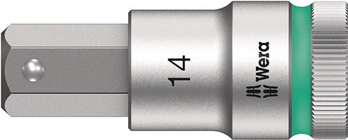 Steckschlüsseleinsatz 8740 C HF 1/2 ? Schlüsselweiße 14 mm Länge 60 mm WERA