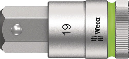 Steckschlüsseleinsatz 8740 C HF 1/2 ? Schlüsselweiße 19 mm Länge 60 mm WERA