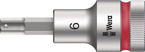 Steckschlüsseleinsatz 8740 C HF 1/2 ? Schlüsselweiße 6 mm Länge 60 mm WERA
