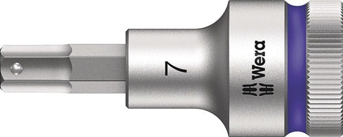 Steckschlüsseleinsatz 8740 C HF 1/2 ? Schlüsselweiße 7 mm Länge 60 mm WERA