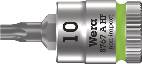 Steckschlüsseleinsatz 8767 A HF TORX® 1/4 ? T10 Länge 28 mm WERA