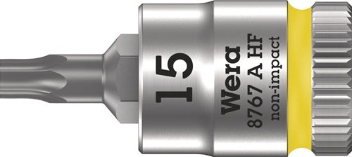 Steckschlüsseleinsatz 8767 A HF TORX® 1/4 ? T15 Länge 28 mm WERA