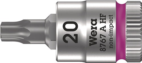 Steckschlüsseleinsatz 8767 A HF TORX® 1/4 ? T20 Länge 28 mm WERA