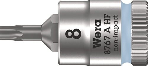 Steckschlüsseleinsatz 8767 A HF TORX® 1/4 ? T8 Länge 28 mm WERA