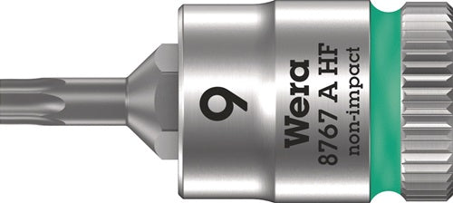 Steckschlüsseleinsatz 8767 A HF TORX® 1/4 ? T9 Länge 28 mm WERA