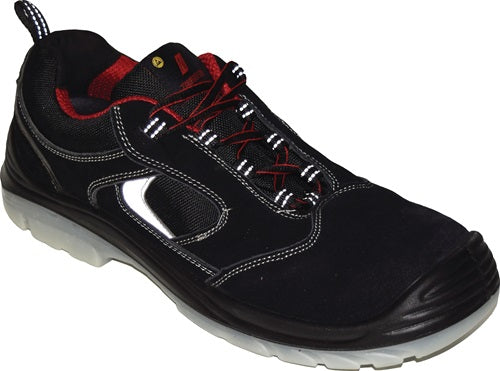 Sicherheitsschuh EASY STEP Gr46 W11 schwarz S1P SRC EN20345 Leder NITRAS