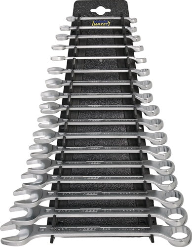 Ringmaulschlüsselsatz 603/17H 17-teilig Schlüsselweiße 6-24 mm Form B CV-Stahl HAZET