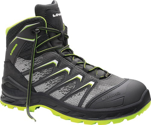 Sicherheitsstiefel Larrox Work GTX grey Mid Gr44 grau/grün S3 CI/HI/HRO/SR