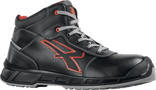 Sicherheitsstiefel Sting Gr44 W11 schwarz-rot S3S CI FO SR ESD