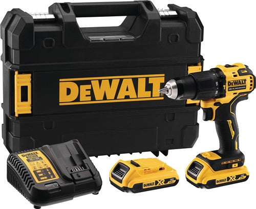 Akku-Schlagbohrschrauber DCD709D2T 18 V 2 Ah 15-13 mm DEWALT