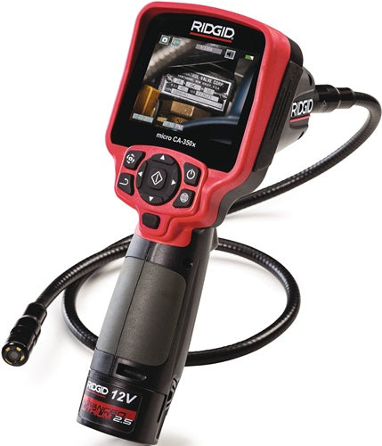 Akku-Inspektionskamera micro CA-350x 35 Zoll 320x240 17mm LED 4