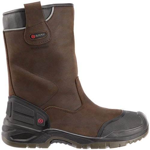 Sicherheitsschlupfstiefel Hercules Gr42 braun S3 SRC WR EN20345 Leder BAAK