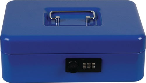 Geldkassette MONEY H90xB250xT180mm Gewicht 131kg Zahlenschloss blau BURG-WÄCHTER