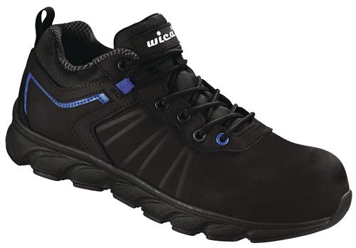 Sicherheitsschuh VEZZO Gr46W105 schwarz/blau S3 SRC EN20345 Action-Nubuk WICA