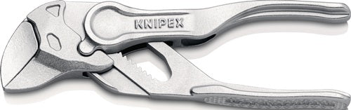 Zangenschlüssel XS Länge 100 mm Spannweiße 21 mm verchromt aufgeprägte raue Oberfläche KNIPEX