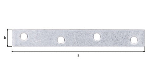 FlachverbL120mm B16mm S175mm STA sdmverzLöcher 4 GAH - VPE: 100