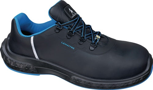 Sicherheitshalbschuh Anton low Gr45 Wweit schwarz/blau S3 ESD SRC EN20345