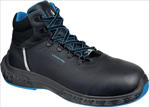 Sicherheitsstiefel Anton high Gr40 schwarz/blau S3 ESD SRC EN20345