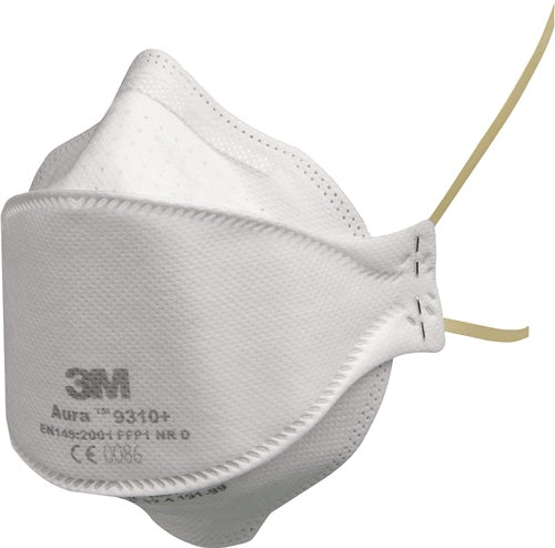 Atemschutzmaske Aura™ 9310+ FFP1 NR D oAusatemventil faltbar 3M - VPE: 20