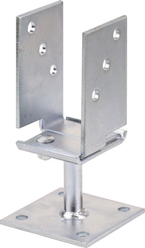 U-Pfostenträger 71-131x110x70x100mm galvverzdpassbreiverstelzum AufschrGAH