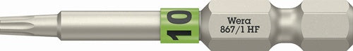 Bit 867 TORX® HF 1/4 Zoll TX 10 L50mm mFarbleitsystem WERA