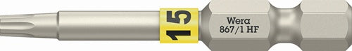Bit 867 TORX® HF 1/4 Zoll TX 15 L50mm mFarbleitsystem WERA