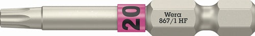 Bit 867 TORX® HF 1/4 Zoll TX 20 L50mm mFarbleitsystem WERA